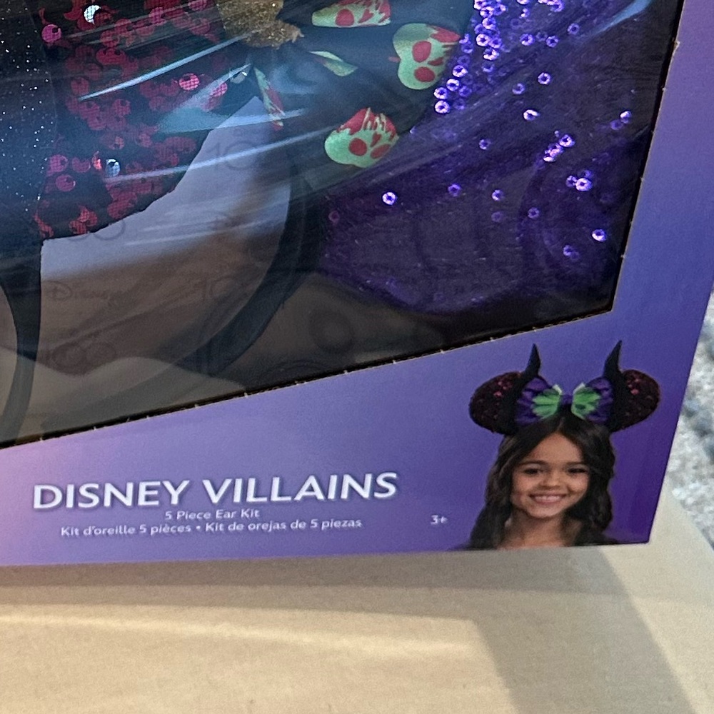 NIB Disney 100 Mouse Ears VILLAINS Headband 5 Pk Ursula Queen Maleficent Cruella - Picture 16 of 16